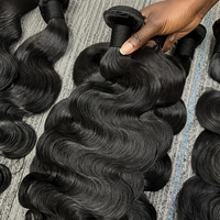 Extensioni di capelli lisci indiani malesi 32 34 36 38, 100% 10A, 100% capelli umani vergini brasiliani lunghi 40 pollici, capelli umani peruviani