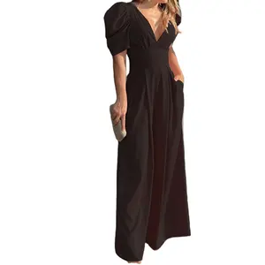 2024 Wholesale Formal Fashion Stylish Long Sleeve Brazer Dress High Quality Maxi Dress