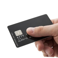 Tarjeta de Crédito o Débito Metálica de Lujo Personalizada en Blanco con Chip Emv Java Original JCOP4 P71 J3R150/J3R180
