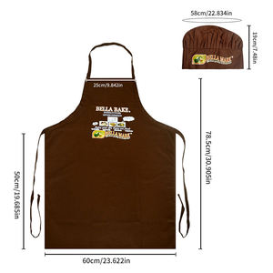 Wholesale Kitchen Baking Set Chef <b>Apron</b> Cooking Kitchen <b>Apron</b> <b>Waterproof</b> Non-Woven Material Customized Chef Caps Chef <b>Aprons</b> - Product Image 4