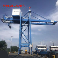 Grue de conteneurs lourde pour le transport maritime, entraînement électrique, équipement de qualité marine