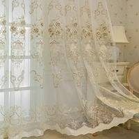 Ventes d'usine Beau rideau transparent bon marché