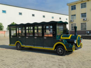 Autobuses Eléctricos <span class=keywords><strong>de</strong></span> Dibujos Animados Renqi para Visitas Turísticas a Lugares Escénicos, Personalizables, con Batería, Fabricados en Shandong, Populares entre los Niños - Product Image 1