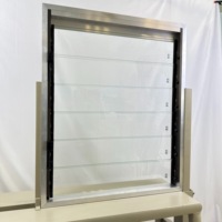 Fenêtre à volets en verre de style continental moderne pour usage extérieur dans les cuisines et les maisons élégantes, fonctionnement manuel, écologique, durable