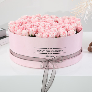 หรูหราปั๊มทองกระบอกหินอ่อนสีดำรอบหมวกกล่อง<span class=keywords><strong>กล่อง</strong></span>กุหลาบ<span class=keywords><strong>ดอกไม้</strong></span><span class=keywords><strong>กล่อง</strong></span> - Product Image 2
