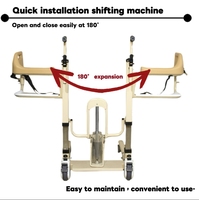 Chaise de transfert hydraulique pliable pour l'aide à l'élevation des patients, dispositif de sécurité pour personnes âgées/handicapées pour salles de bain à domicile