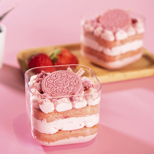 Dùng một lần thiết kế mới thực phẩm Biscuit cứng nhựa tráng miệng bao bì Cookie hộp trong suốt Cookie container - Product Image 5