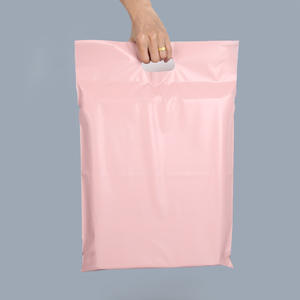 9X12 "Poly Biodégradable Livraison Gratuite En Plastique Expédition En Gros Courrier Étiquette Sac D'expédition Poignée Avec Poche - Product Image 2