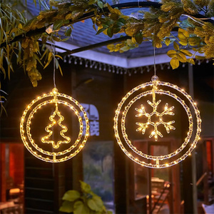 Natale 2023 decorazione albero Di Natale Luci Di luce Di albero Di neve stelle fata batteria illuminazione LED Luzes De Natal - Product Image 4
