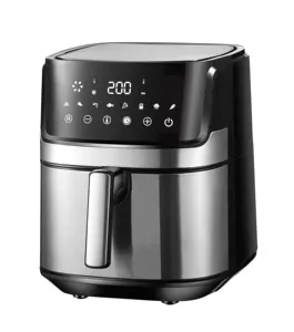 Wholesale Household Healthy Oil-free Electric Stainless Steel Hot Air Fryer Digital with 6.5L Big Capacity