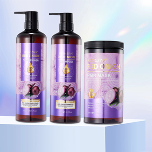 Bio-Rote-Zwiebel-Shampoo-Conditioner-Creme-Haarmasken-Set 2-in-1 gegen Haarausfall, Anti-Schuppen, nährend, feuchtigkeitsspendend für - Product Image 6