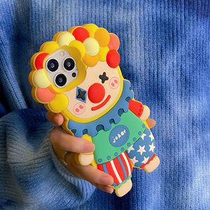 เคสโทรศัพท์ลายการ์ตูนโจ๊กเกอร์ 3 มิติ น่ารัก สนุกสนาน กันกระแทก สำหรับโทรศัพท์มือถือรุ่น 11 12 13 14 15 16 17 Pro Max - Product Image 3