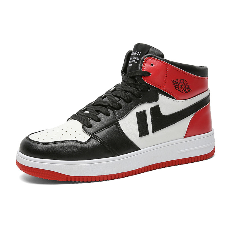 Leather Fashion Air Men Basketball Style Running Shoes Sneakers