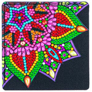 1 Stück DIY 5D Mandala Diamond Art Dreieck Leder Ecke Buch markierungen Lesezeichen Ärmel DIY Diamant Gemälde - Product Image 3