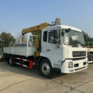 รถเครนไฮดรอลิกบูมตรง Dongfeng จากโรงงานจีน ขับเคลื่อนซ้าย/ขวา ขนาด 6.3 ตัน 8 ตัน สำหรับขาย - Product Image 4