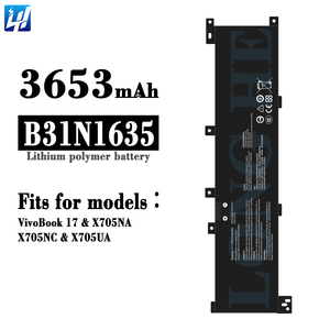 Batería de ordenador portátil B31N1635 Original y genuina para ASUS <span class=keywords><strong>VivoBook</strong></span> <span class=keywords><strong>17</strong></span> X705NA X705NC X705UA batería de repuesto para portátil - Product Image 1