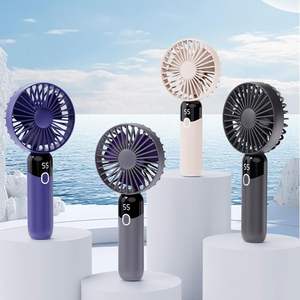 Wholesale Mini Portable USB <b>Rechargeable</b> <b>Handheld</b> <b>Fan</b> Custom Logo New Arrival Household Box Plastic - Product Image 6