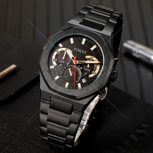 Haute qualité OEM ODM mode boîtier en alliage classique hommes Vintage Logo personnalisé étanche chronographe main poignet Quartz <span class=keywords><strong>montre</strong></span> Manufact - Product Image 2