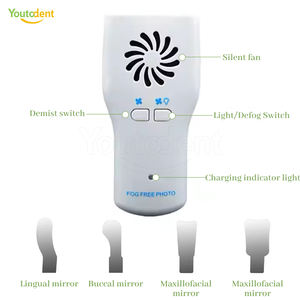 Miroir dentaire électrique orthodontique LED anti-buée avec lampe, 4 pièces, pour <span class=keywords><strong>imagerie</strong></span> médicale dentaire haute définition - Product Image 3