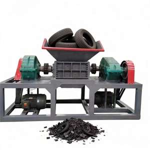 Двухвальный измельчитель для переработки отходов пластмасс, шин, резины (ПЭ, ПП, ПВХ, ЛПЭНП, ПНД) - Product Image 1