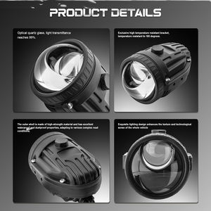 Feux antibrouillard OEM à double faisceau avec laser tricolore Biled pour Nissan Navara Patrol Y62, feux tout-terrain - Product Image 6