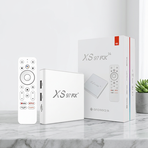กล่องทีวี Android14 รุ่น XS97 RK3518 รองรับ WiFi 6 แรม 2GB ซีพียู Quad Core ความจุ 8/16GB รองรับ 4K HDR OTT สำหรับผู้ค้าปลีกข้ามพรมแดนในฮ่องกง  ขั้นต่ำในการสั่งซื้อน้อย - Product Image 1