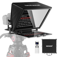 Téléprompteur NEEWER X14 avec télécommande RT 110, application de contrôle Bluetooth, portable, sans assemblage, pour iPad, tablette Android