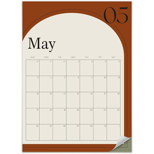 Custom Open-Dated Fridge Magnetic Planner Monthly Weekly Daily Paper Family Calendars Tear-off Note Pad Shopping List Promotion