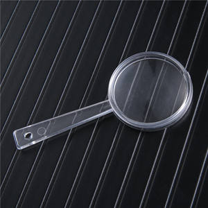 Kaca pembesar mainan akrilik 40mm, kaca pembesar saku Mini transparan murah - Product Image 3