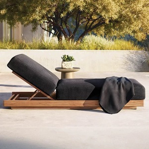 Chaise longue de luxe pour piscine, chaise longue de plage en aluminium, mobilier d'extérieur, chaise longue de soleil, lit de plage, extérieur - Product Image 3