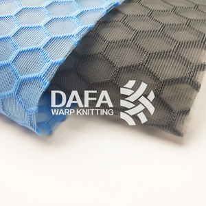 Oeko 100% <span class=keywords><strong>Polyester</strong></span> Zeshoekige 3d Air Mesh Jacquard Stof Voor Zitkussens-100% OEKO-TEX Gecertificeerd - Product Image 1