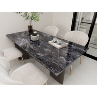 Table à manger en céramique, table basse, mur de fond, surface polie à grain sec, résistante aux acides, antidérapante pour chambre à coucher, hall