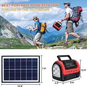Sistema de Iluminación Solar para Exteriores de 5W con 3 <span class=keywords><strong>Bombillas</strong></span> LED Recargables, Ideal para Uso Fuera de la Red y como Respaldo de Energía en Emergencias - Product Image 2