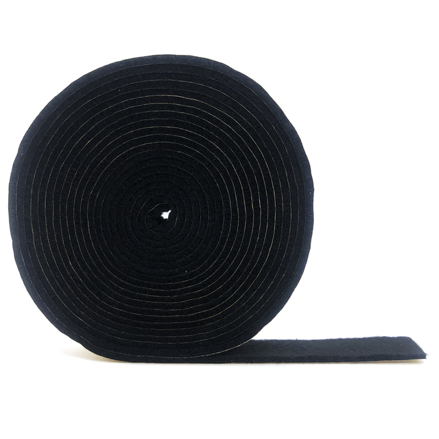 LS Flame Retardant Self Adhesive Black Felt Polyester Tape for Sealing