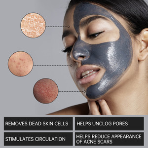 Mascarilla Facial de Arcilla para el Cuidado Profundo de la Piel, Mascarilla Facial de Lodo del <span class=keywords><strong>Mar</strong></span> <span class=keywords><strong>Muerto</strong></span> de Marca Privada - Product Image 3