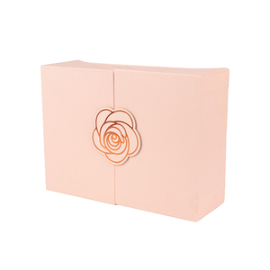 Boîte cadeau rose vide luxueuse et exquise, ornée de roses, petit emballage cosmétique pour offrir des cadeaux élégants pour un anniversaire - Product Image 5