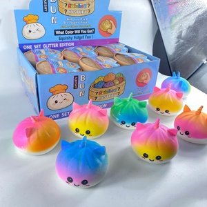 Nouveau design Jouets Squishy colorés en forme de boulettes anti-stress, Jouets Fidget mystère arc-en-ciel pour enfants et adultes - Product Image 3