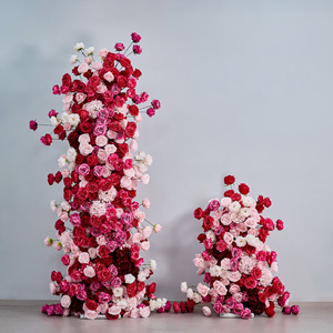 Arco <span class=keywords><strong>de</strong></span> Flores Artificiales <span class=keywords><strong>para</strong></span> Decoración <span class=keywords><strong>de</strong></span> Bodas, Set <span class=keywords><strong>de</strong></span> Guirnaldas <span class=keywords><strong>de</strong></span> Rosas <span class=keywords><strong>de</strong></span> Seda Artificiales, Camino <span class=keywords><strong>de</strong></span> <span class=keywords><strong>Mesa</strong></span> Blanco y Rosa, Centro <span class=keywords><strong>de</strong></span> <span class=keywords><strong>Mesa</strong></span> - Product Image 4