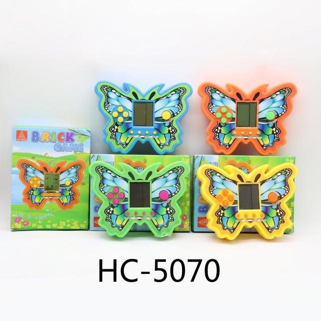 Mini Portable Brick Game Console Classic LCD Block Puzzle Game Machine Multiple Colors Pocket Toy for Children Gift Wholesale