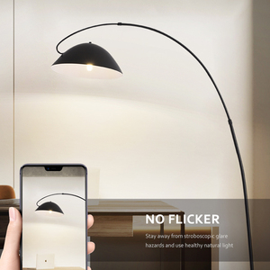 Design de mode interrupteur au <span class=keywords><strong>pied</strong></span>, décoration d'intérieur d'hôtel, lampe de sol Led noire - Product Image 4