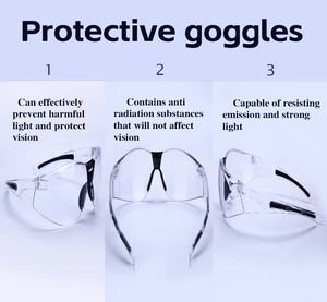 Lunettes de sécurité bloquant la lumière en polycarbonate pour yeux clairs pour la protection des yeux - Product Image 5