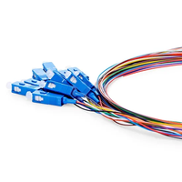 Harga Outlet pabrik kabel Patch Pigtail optik serat optik APC UPC SC LC G652D Mode tunggal