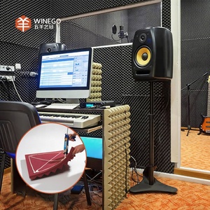 la <span class=keywords><strong>espuma</strong></span> acústica resistente al fuego que absorben el sonido de <span class=keywords><strong>espuma</strong></span> de <span class=keywords><strong>poliuretano</strong></span> cuña para estudio/KTV/sala de música - Product Image 5