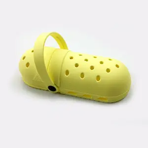 Creative Customized Shoe-Shaped Eco-friendly Pencil Bags For Kids Odorless Flexible Durable Silicone Pencil Case