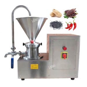 Máquina automática industrial para hacer mantequilla de maní pequeña, molino coloidal de pasta de nueces, Máquina rectificadora de nueces de anacardo - Product Image 1