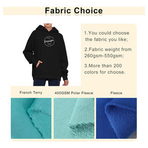 Vente en gros de sweat à capuche surdimensionné personnalisé pour femmes confortable en coton style de rue long design imprimé pour l'hiver - Product Image 3