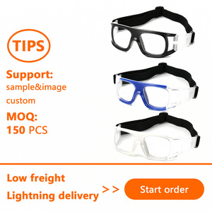 Lunettes coupe-vent résistantes aux chocs, verres transparents, sangle réglable, protection des yeux pour le sport, le basketball, lunettes de sécurité tactiques - Product Image 2
