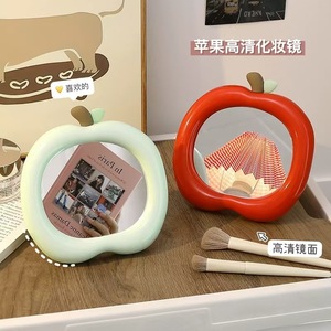 化粧鏡、学生寮、かわいい携帯用小型鏡、オフィスデスク、デスクトップ、家庭用化粧鏡 - Product Image 3