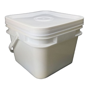 <span class=keywords><strong>8L</strong></span> vuông Xô Nhựa để đóng gói thực phẩm với niêm phong Nắp - Product Image 1