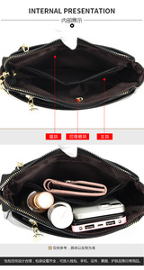 Nouveau sac carré à bandoulière pour femme, motif losanges brodés, style messager - Product Image 6